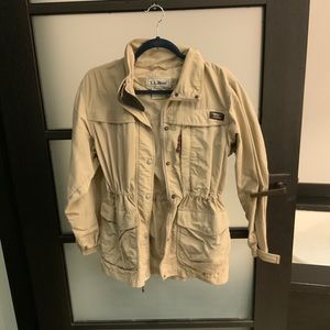 Vintage LL Bean rain jacket with hood